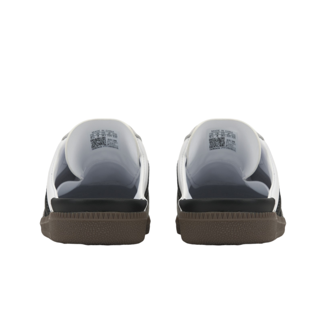 (W) 아디다스 삼바 OG 뮬 클라우드 화이트 코어 블랙((W) Adidas Samba OG Mule Cloud White Core Black) - 6