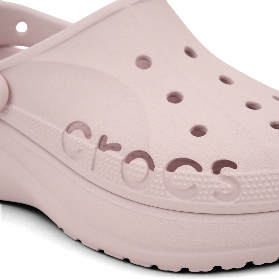 (W) 크록스 바야 플랫폼 클로그 베어리 핑크((W) Crocs Baya Platform Clog Barely Pink) - 7