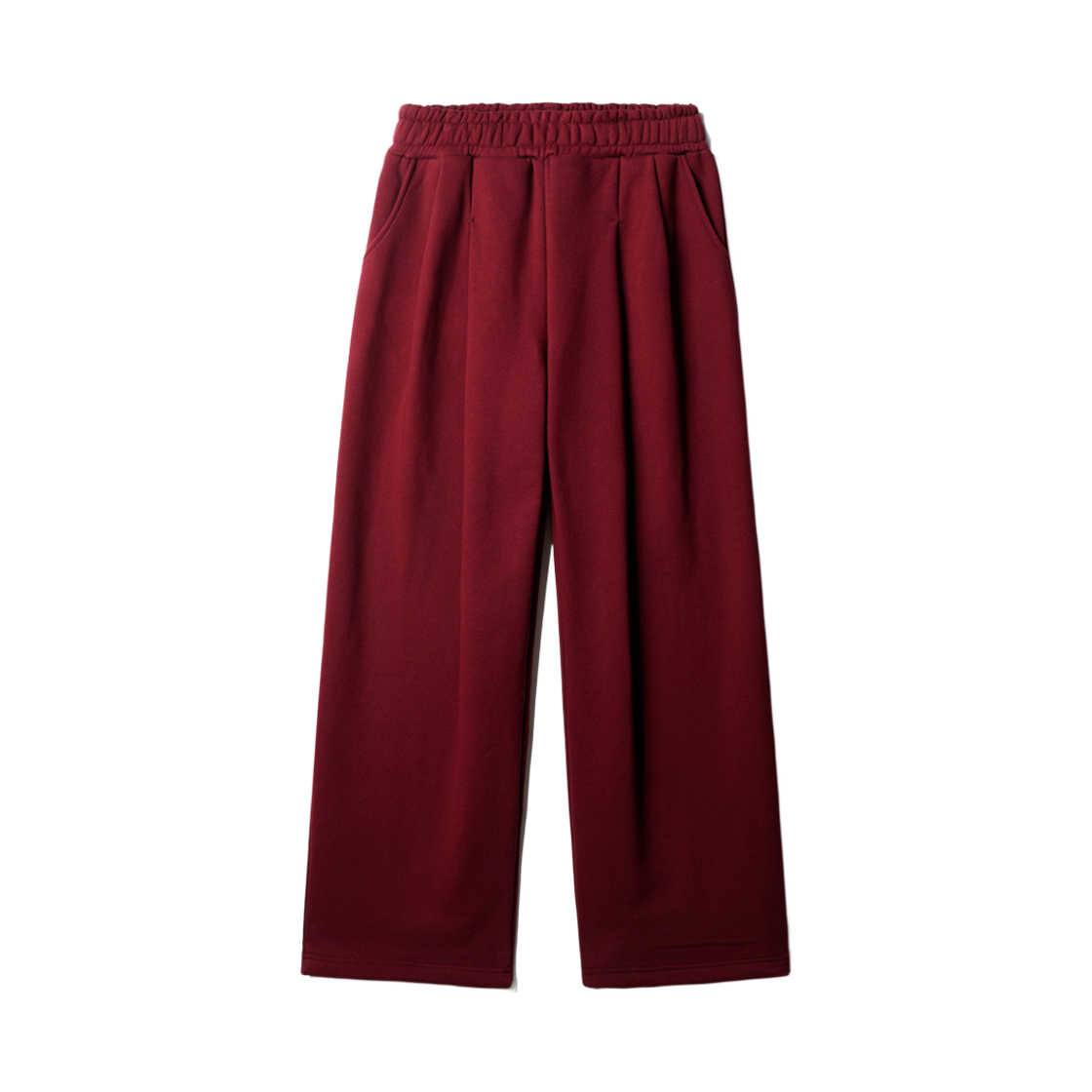ISLP6229_burgendy_29 PUNCHLINE From Over Two Tuck Sweat Pants Burgendy ISLP6229