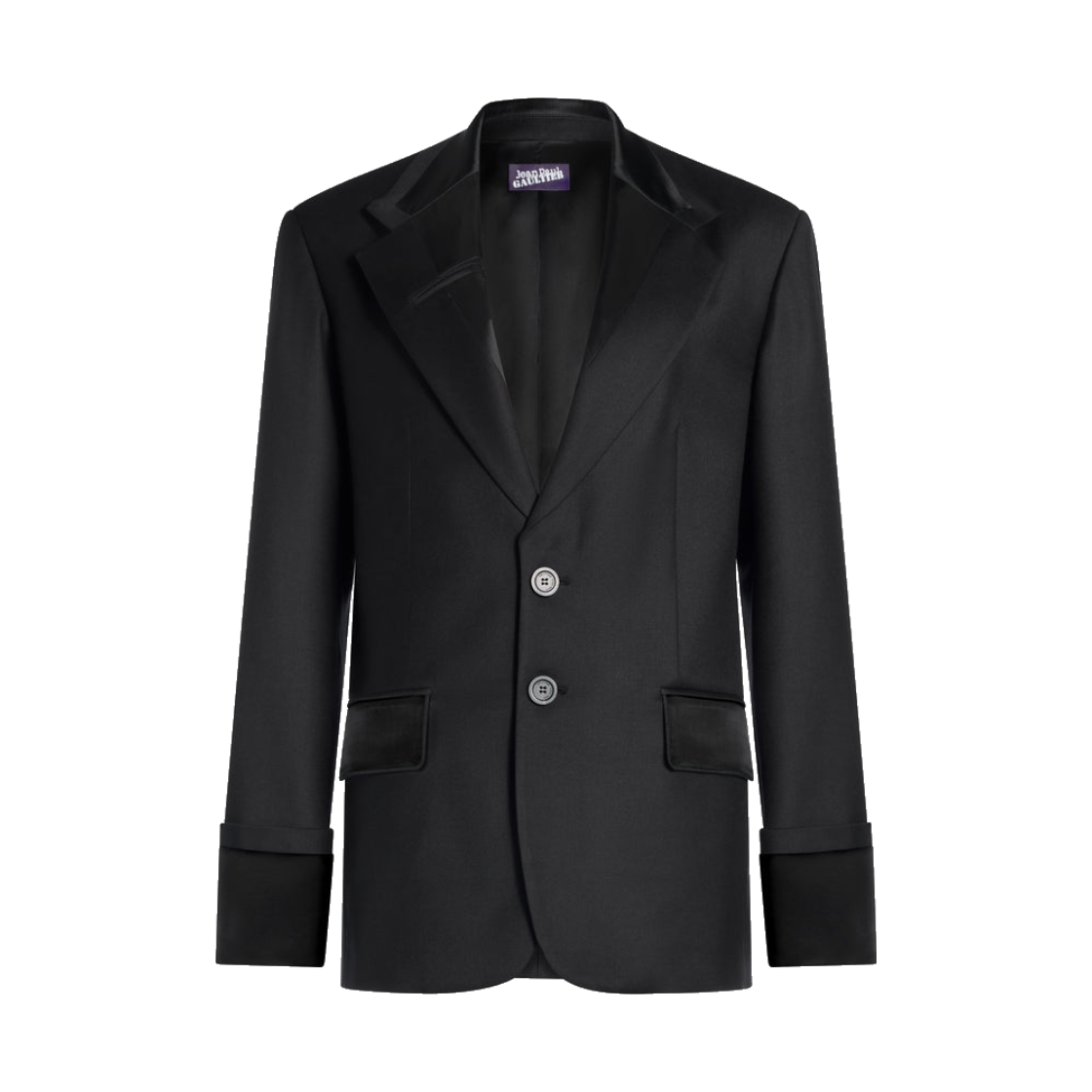 KW6DJAFJG04BK Jean Paul Gaultier Women The Satin Tailored Blazer Black - 26FW