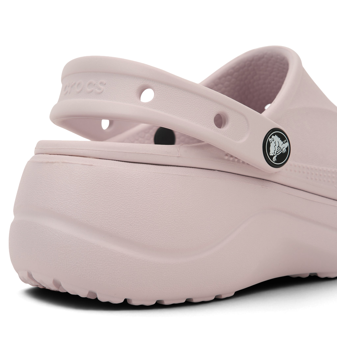 (W) 크록스 바야 플랫폼 클로그 베어리 핑크((W) Crocs Baya Platform Clog Barely Pink) - 8