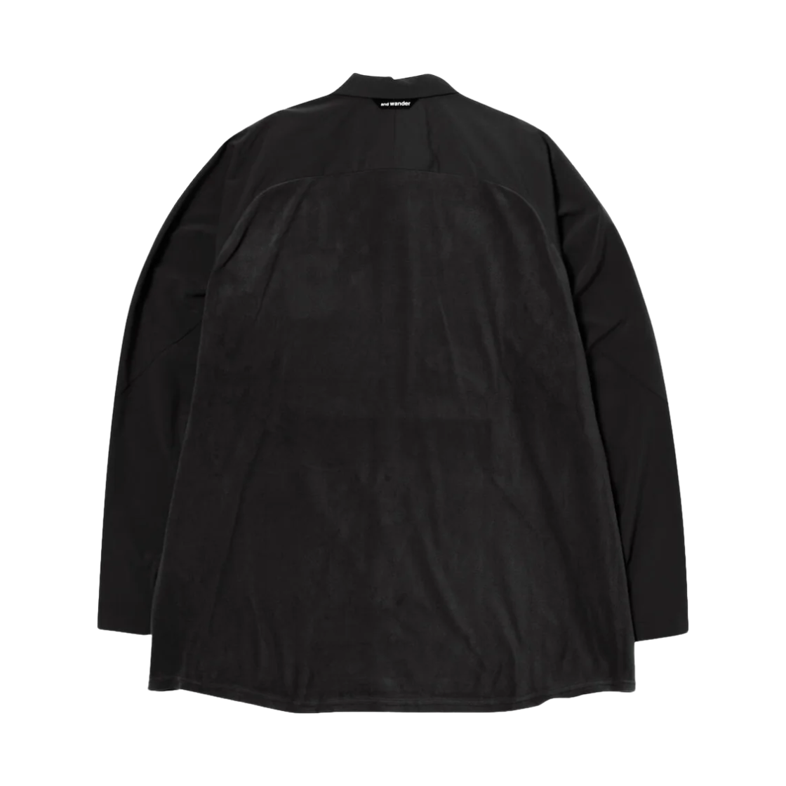 앤드 원더 022 플리스 베이스 롱슬리브 셔츠 블랙 - 26FW(And Wander 022 Fleece Base LS Shirt Black - 26FW) - 2