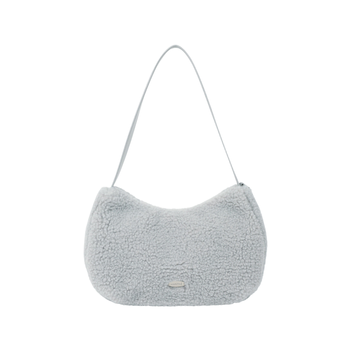 마리떼 프랑소와 저버 퍼 미니 토트백 스카이 블루(Marithe Francois Girbaud Fur Mini Tote Bag Sky Blue)