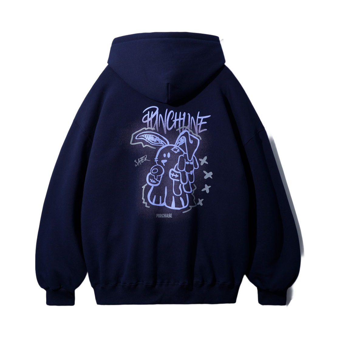 펀치라인 시큐어 후드 네이비 ISHD6228(PUNCHLINE Secure Hoodie Navy ISHD6228)
