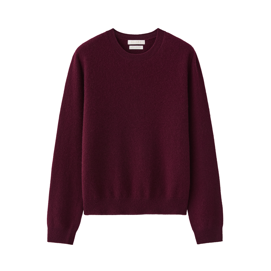 SBF3CK02WBD (W) Fine Cashmere 100 Wholegarment Knit Burgundy