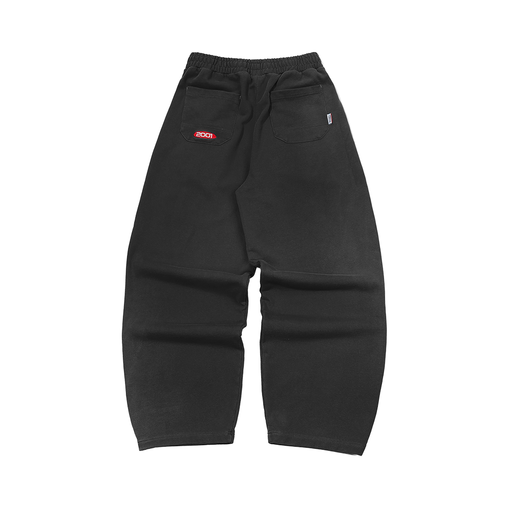 스포츠챔버 워시드 2001 스웻 팬츠 블랙(SPORT CHAMBER Washed 2001 Sweat Pants BLACK) - 2