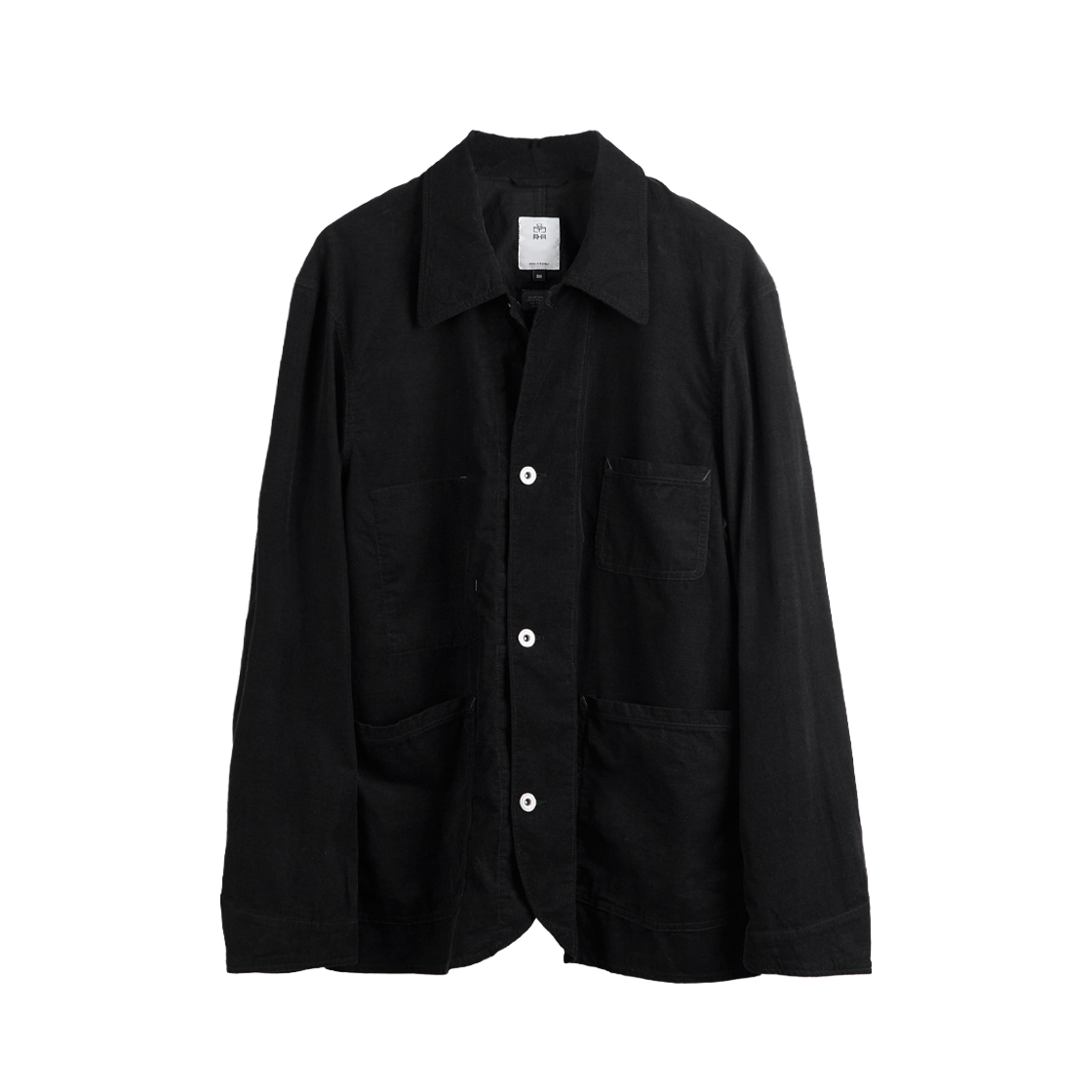 폴리테루 초어 자켓 (커버올 자켓) 23 ver. 블랙(Polyteru Chore Jacket (Coverall Jacket) 23 ver. Black)