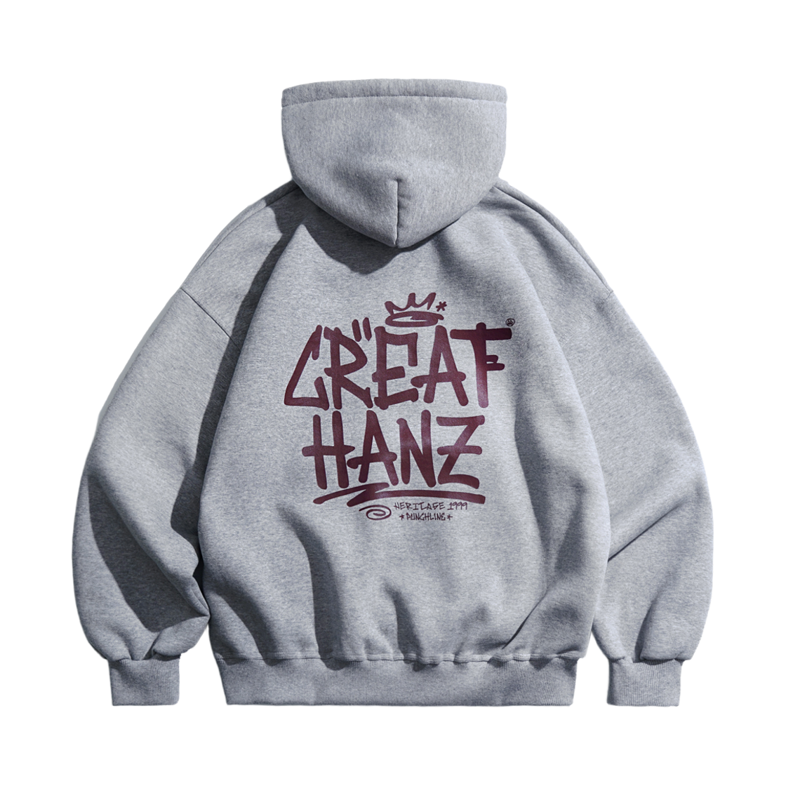ISHD6204_Gray_29 PUNCHLINE Hanz Hoodie Gray ISHD6204