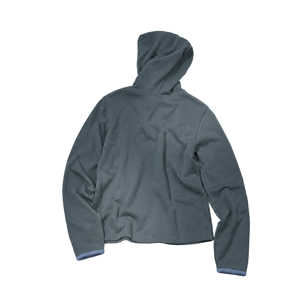 메인부스 우먼 헤리티지 워시드 후드 집업 미드나잇 네이비(MAINBOOTH Women Heritage Washed Hood Zip-up MIDNIGHT NAVY) - 2