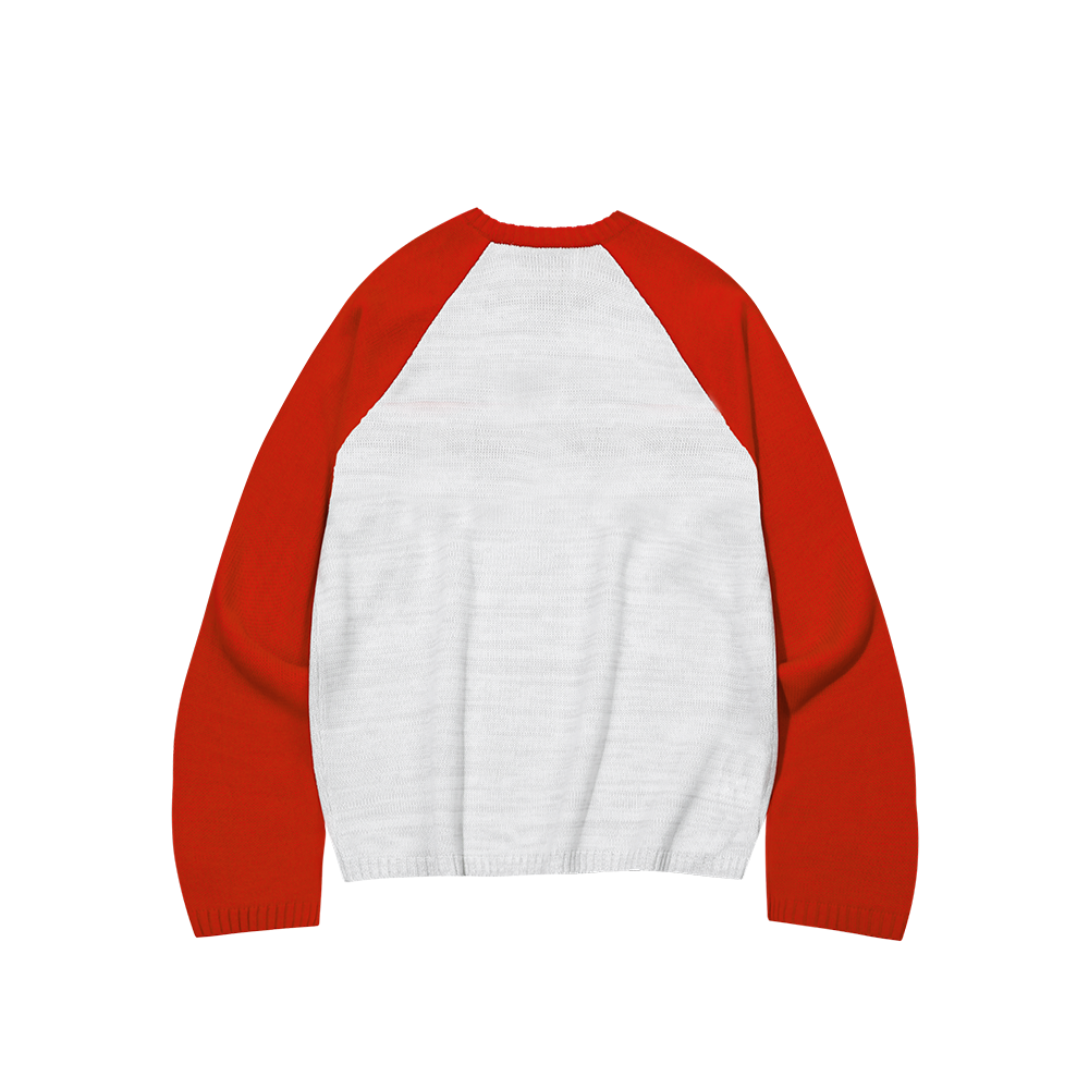 스포츠챔버 래글런 트랙 니트 레드(SPORT CHAMBER Raglan Track Knit RED) - 2