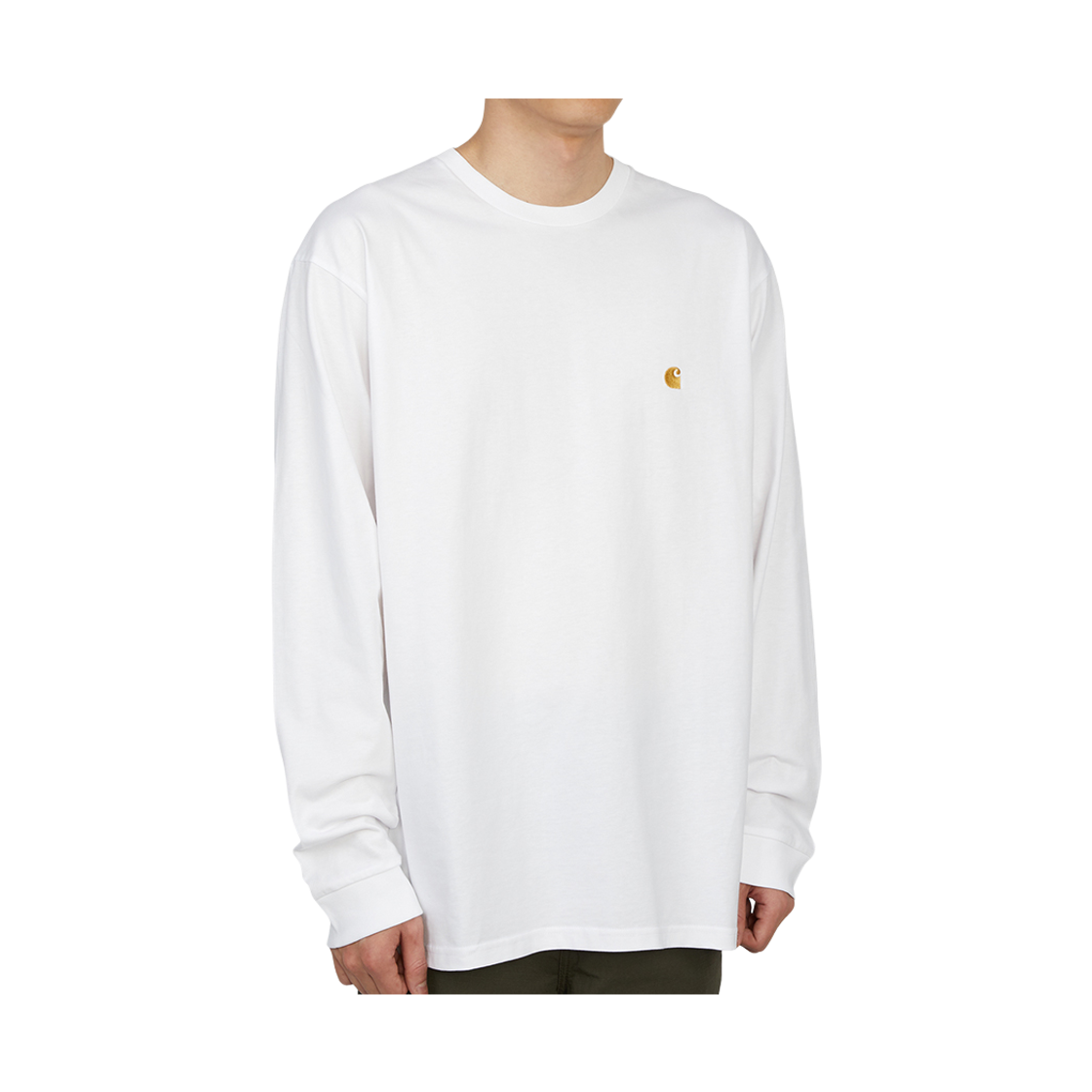[15% 쿠폰] 칼하트 WIP 롱슬리브 체이스 티셔츠 화이트([15% 쿠폰] Carhartt WIP L/S Chase T-Shirt White) - 4