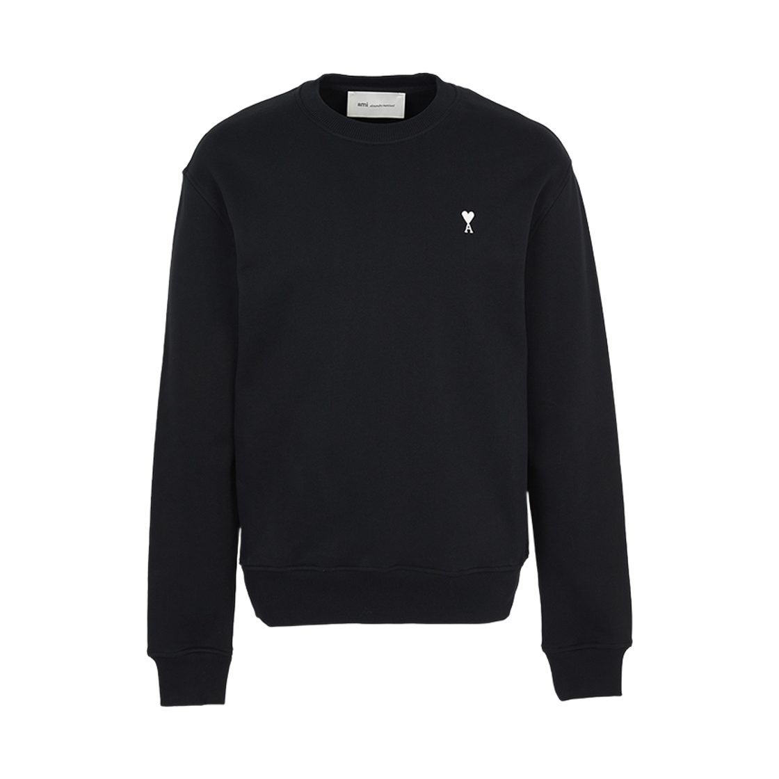 [15% 쿠폰] 아미 스몰 하트 로고 코튼 스웨트셔츠 블랙 화이트 크림([15% 쿠폰] AMI de Coeur Cotton Sweatshirt Black White Cream) - 2