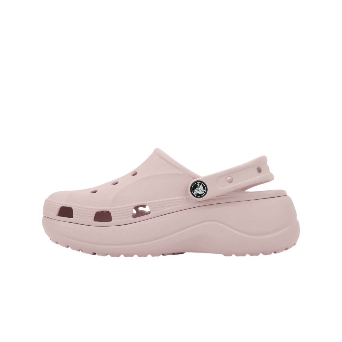 (W) 크록스 바야 플랫폼 클로그 베어리 핑크((W) Crocs Baya Platform Clog Barely Pink) - 3
