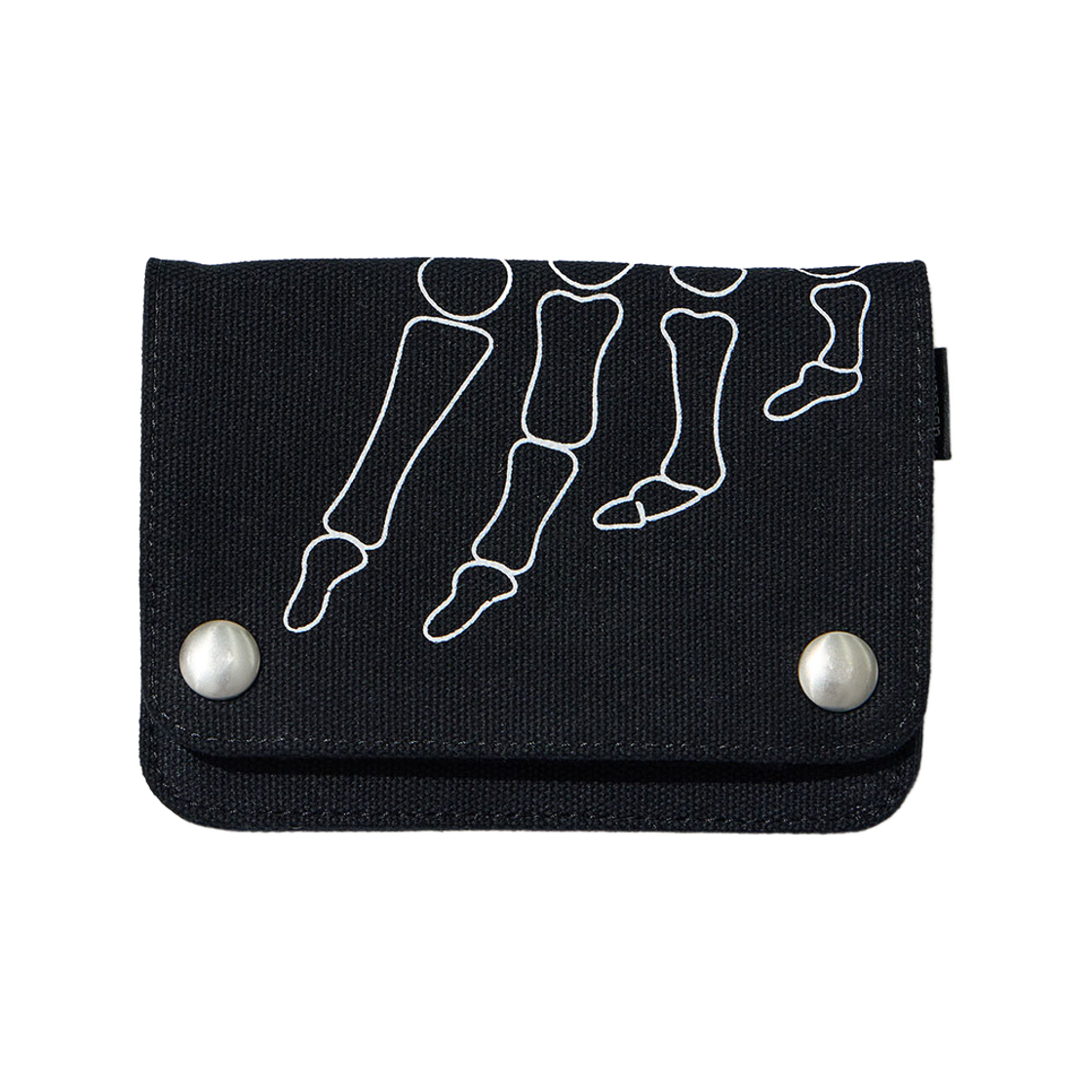 X-Ray Canvas Wallet / Black & Black Vanson Leathers X-Ray Canvas Wallet / Black & Black