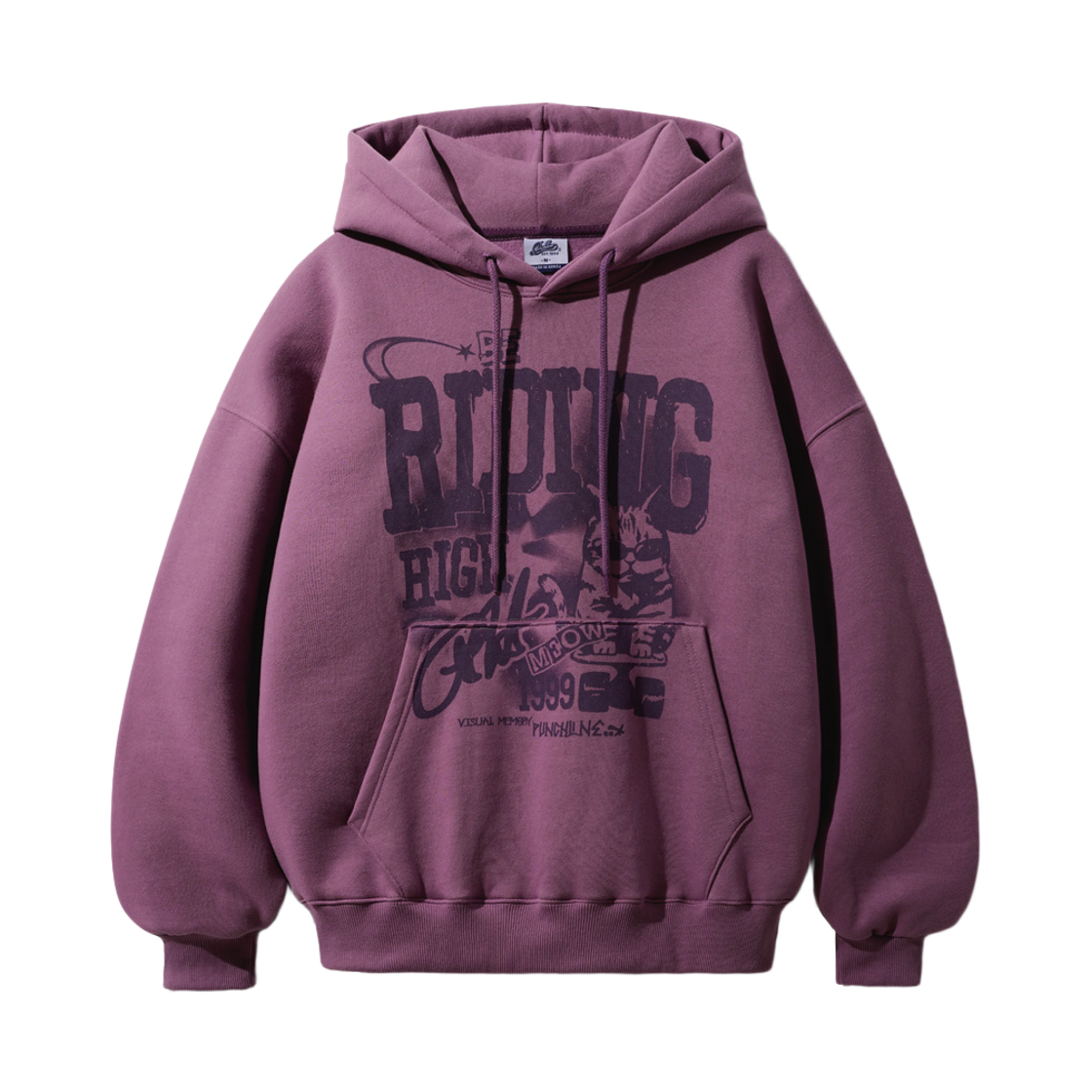 ISHD6232_palepurple_29 PUNCHLINE Beriding Hoodie Palepurple ISHD6232