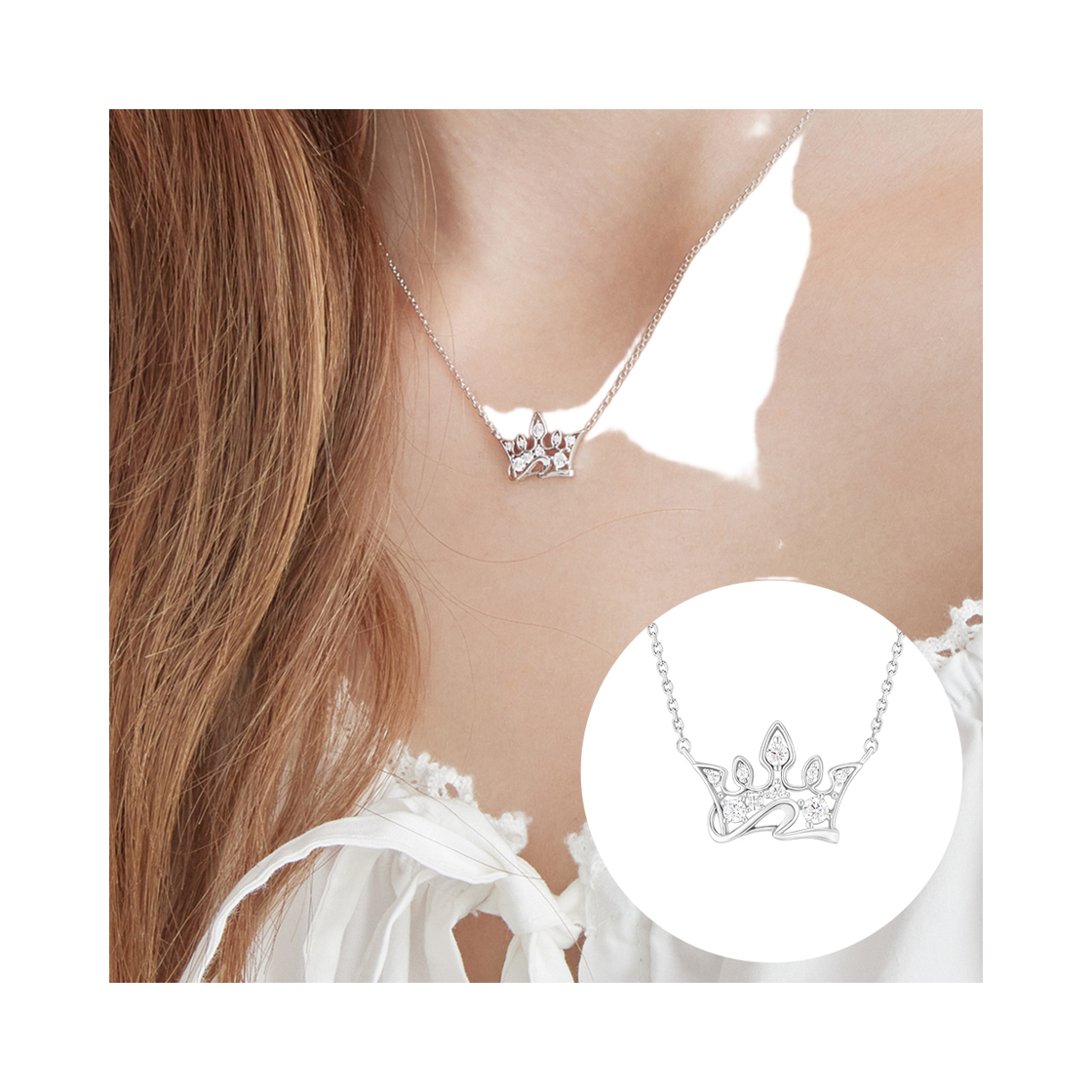 제이에스티나 제이에스티나 Bellissima Tiara 목걸이 (JJLJNQ0BF501SW420)(Jestina Jestina Bellissima Tiara 목걸이 (Jjljnq0Bf501Sw420)) - 2