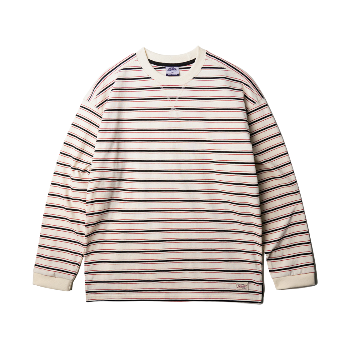 NSLT9192_creamivory_29 PUNCHLINE Loy Stripe Long Sleeve Creamivory NSLT9192