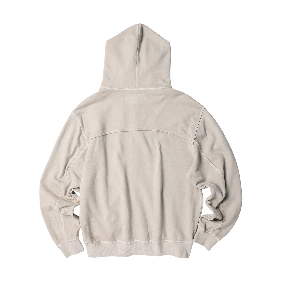 더바이닐하우스 다이드 후드 집업 베이지(Thevinylhouse Dyed Hoodie Zip Up Beige) - 2