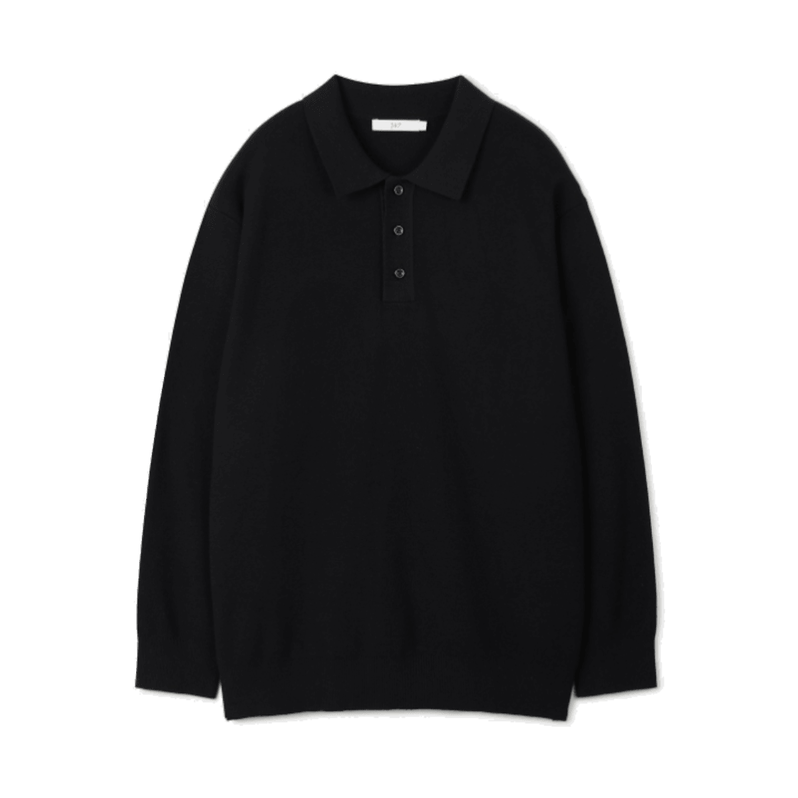 TMWAX26531BKX 24/7 series Polo Collar Sweter Black