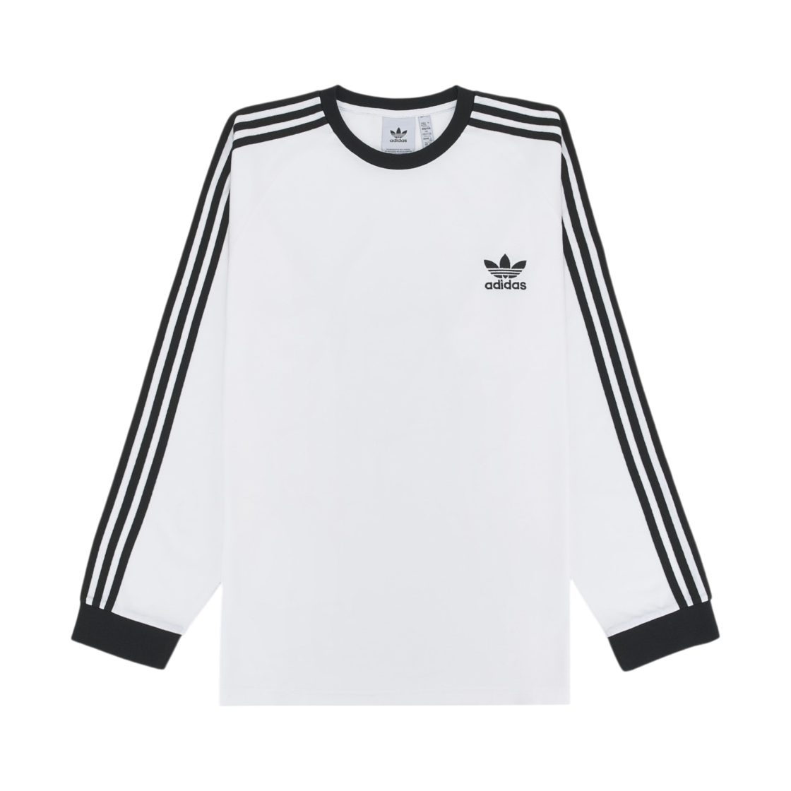 IA4879 Adidas Adicolor Classics 3-Stripes Long Sleeve T-Shirt White - US Sizing