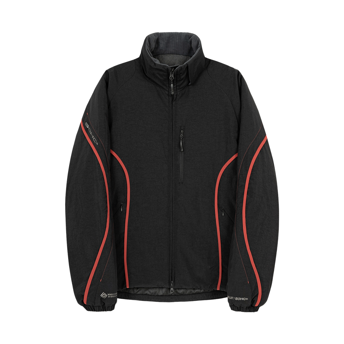 11VWJ15216 SOHC Bound-Seam Puffer Jacket_11VWJ152 Black