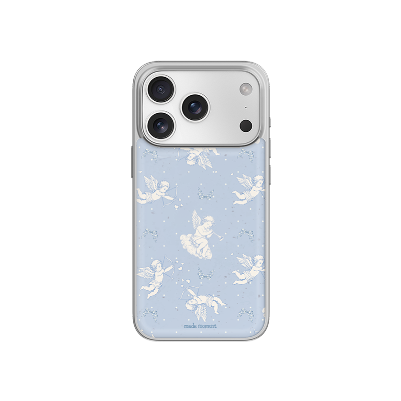 메이드모먼 로맨틱 큐피드 디자인 실버 맥세이프 범퍼케이스(Mademoment  romantic cupid Design Silver MagSafe Bumper Case) - 2