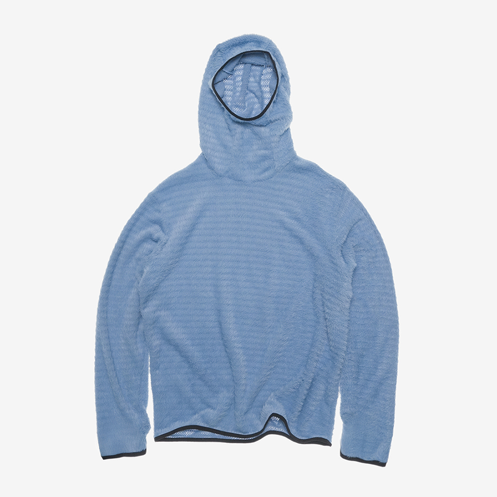 TOP 010 THE ATHER SANCTUARY Vantage Feather Light Hoodie Sky Blue