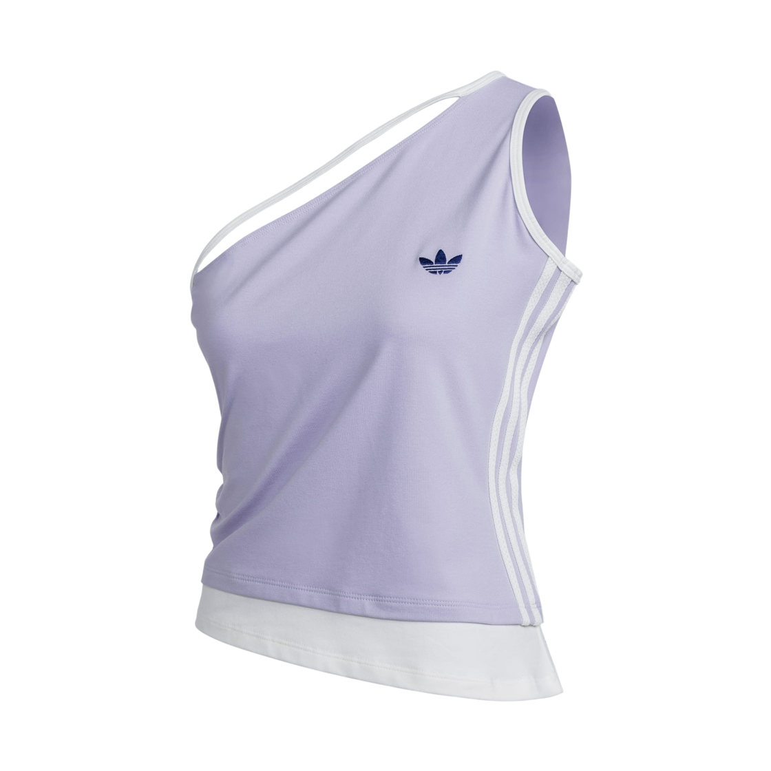 KY5697 (W) Adidas Tank One Shoulder Top Silver Dawn Night Sky - KR Sizing