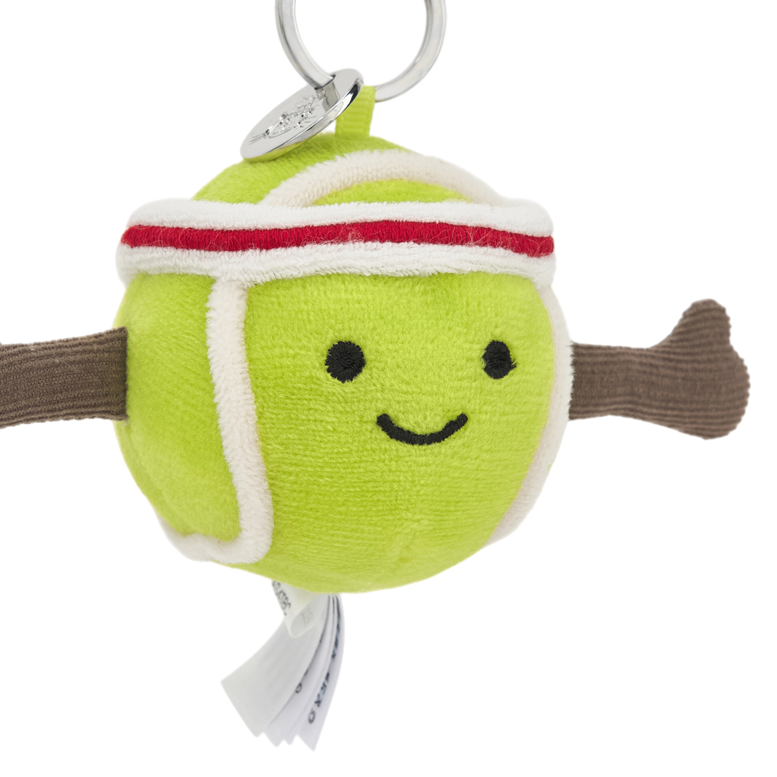 젤리캣 어뮤저블 스포츠 테니스 백 참 옐로우(Jellycat Amuseables Sports Tennis Bag Charm Yellow) - 3
