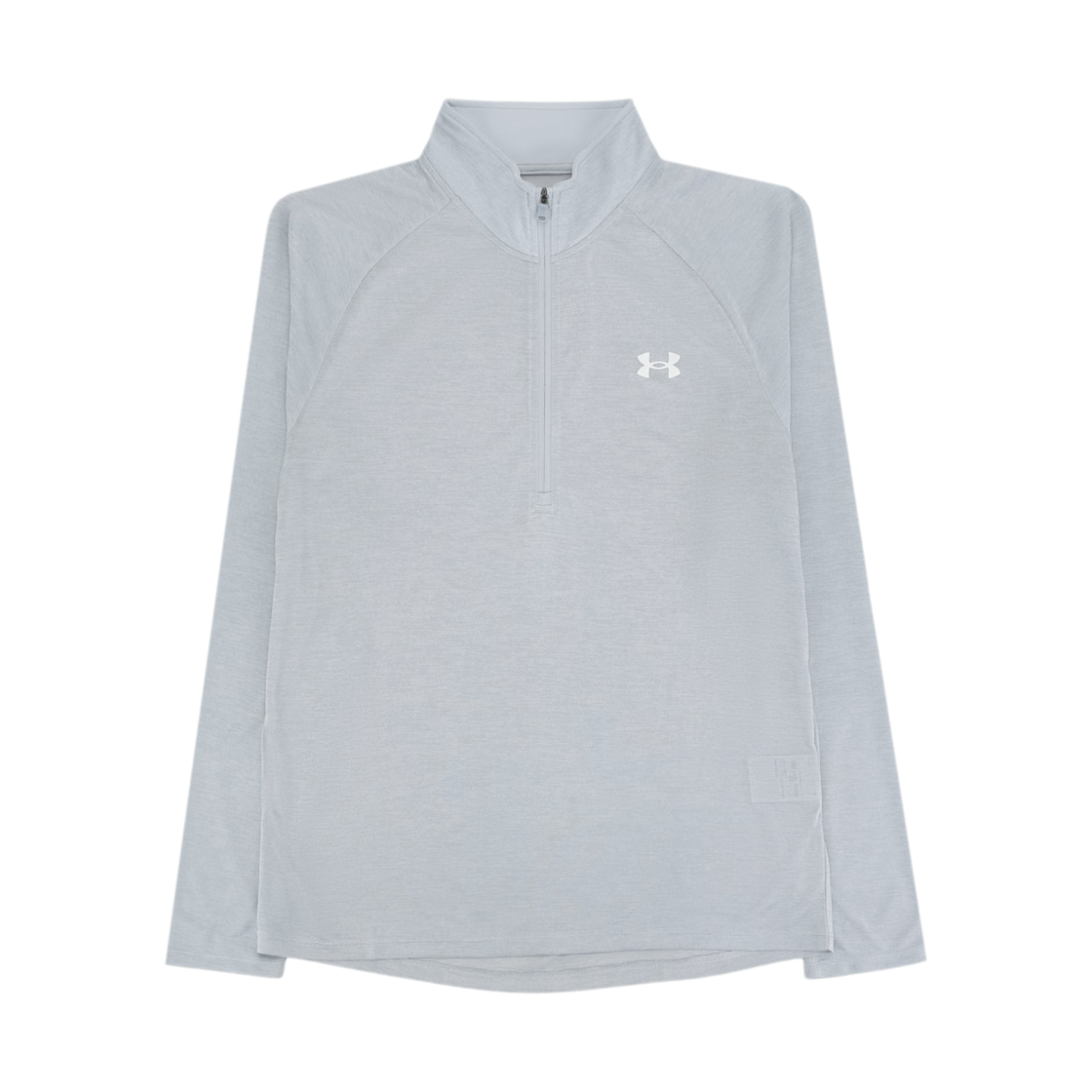 언더아머 테크 하프 집 롱슬리브 헤일로 그레이(Under Armour Tech Half Zip Long Sleeve Halo Gray)