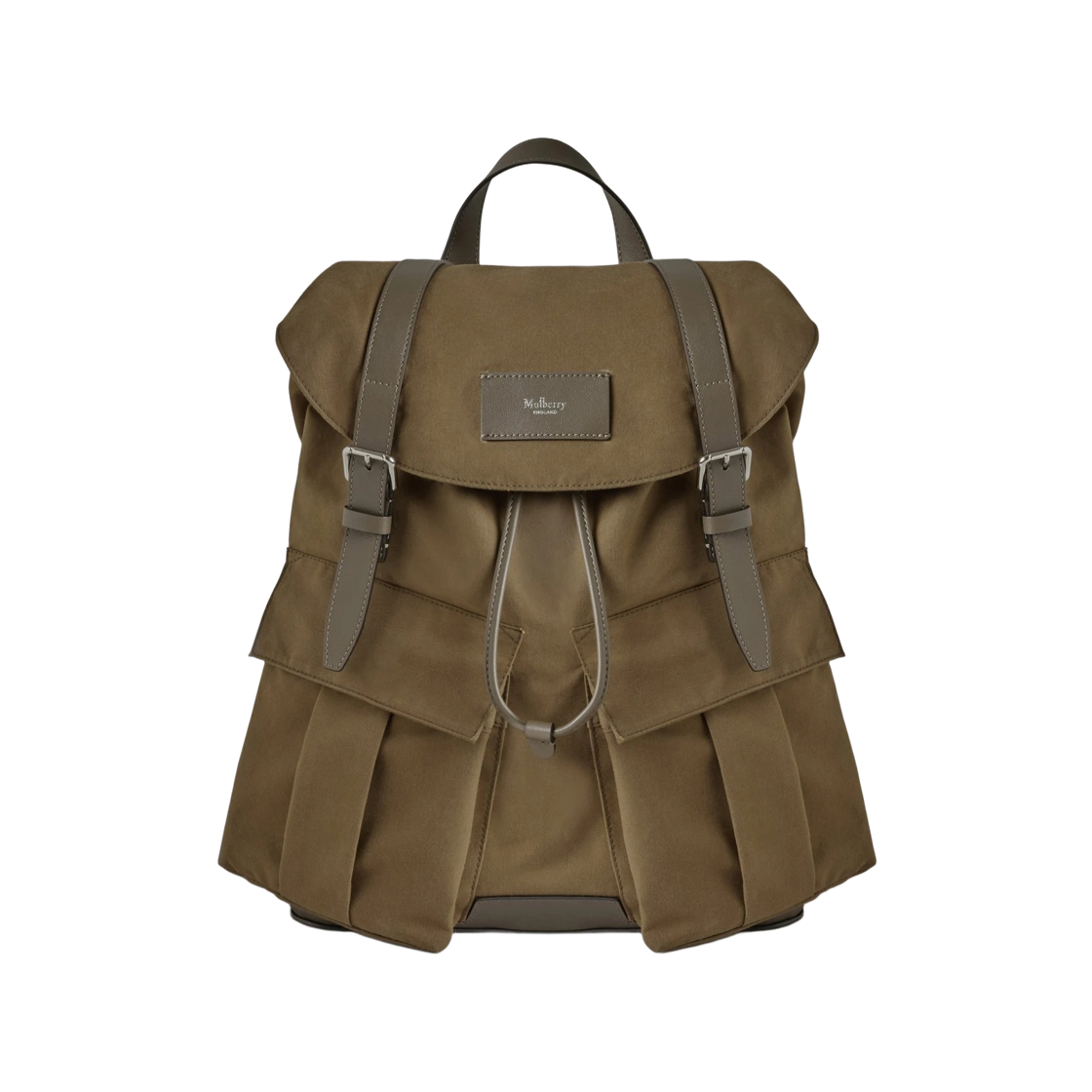 HP9659-206Q129 Mulberry Heritage Waxed Backpack Dark Moss