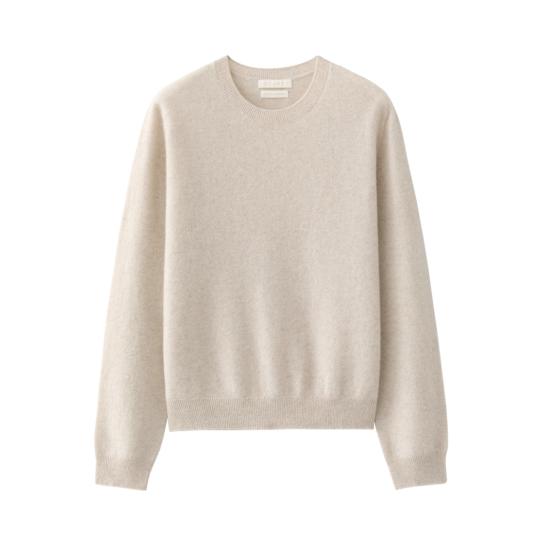 SBF3CK02WOT (W) Fine Cashmere 100 Wholegarment Knit Oatmeal