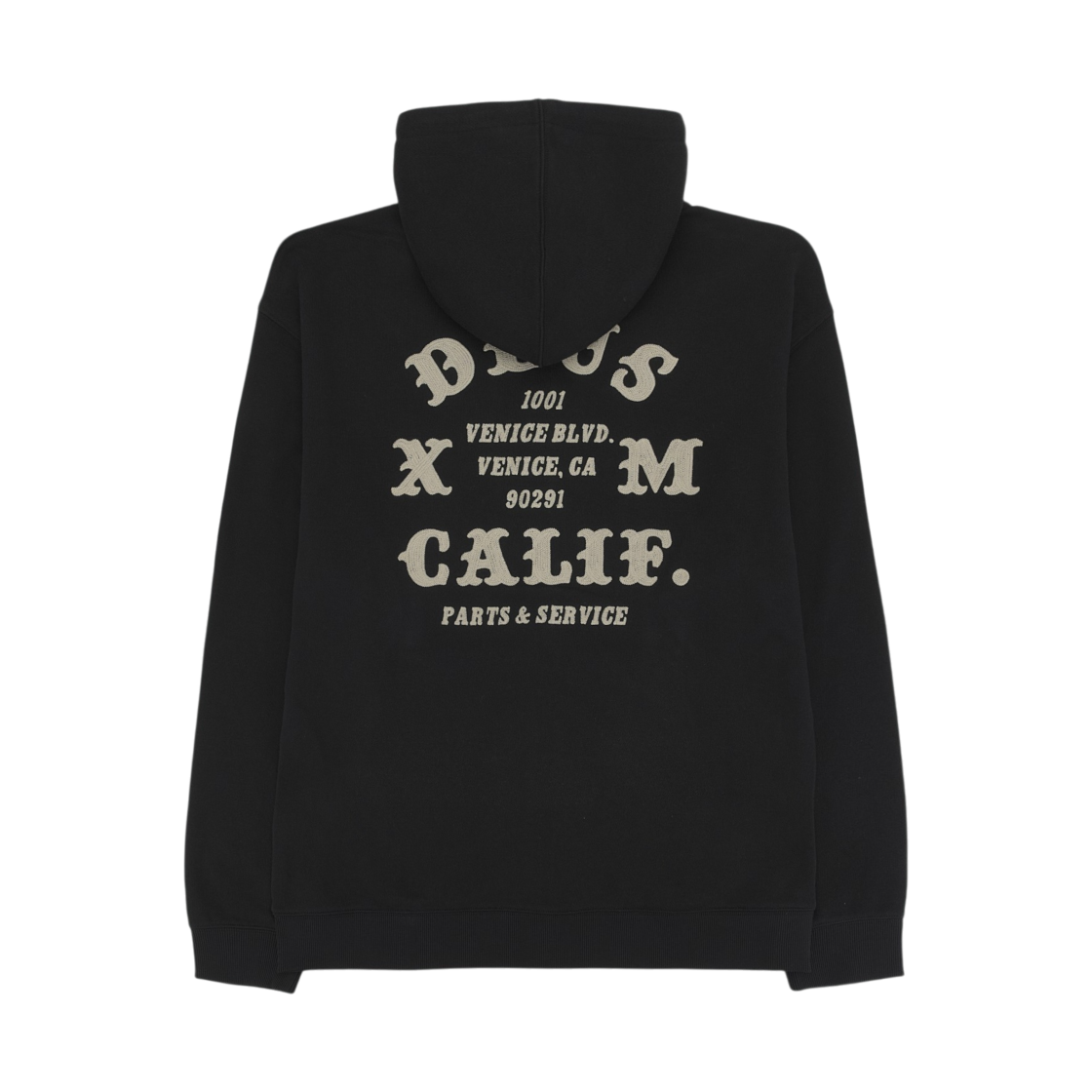 데우스 엑스 마키나 퀵 스트라이크 집 후드 블랙(Deus Ex Machina Quick Strike Zip Hoodie Black)