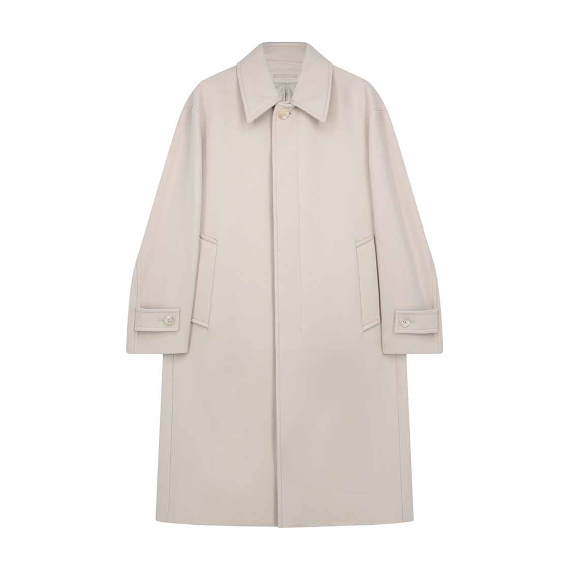 ZI6CT634BE ZIOSONGZIO Timeless Balmacaan Coat Beige