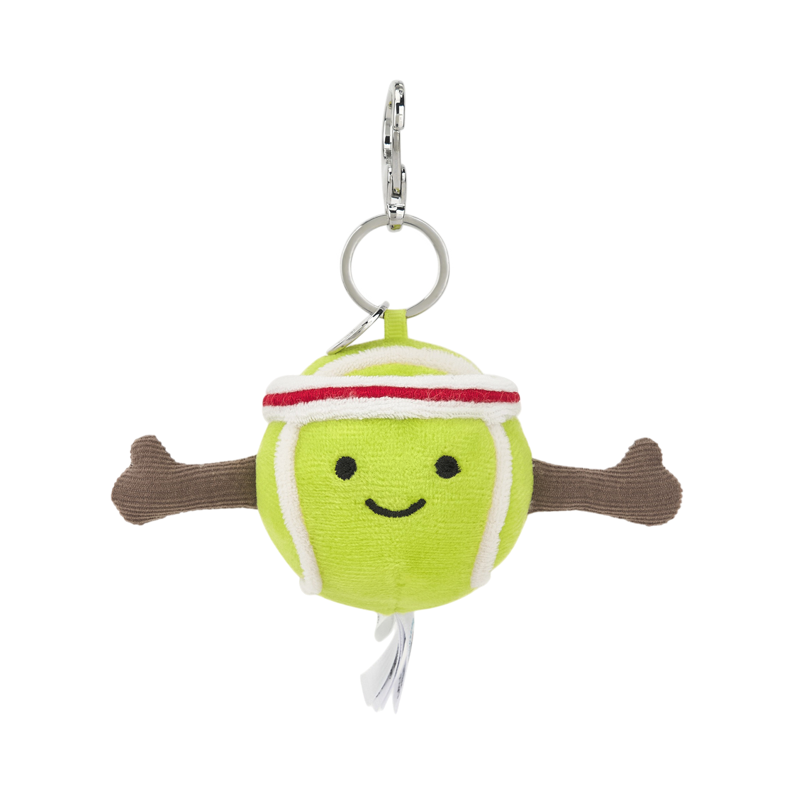 AS4TBC Jellycat Amuseables Sports Tennis Bag Charm Yellow