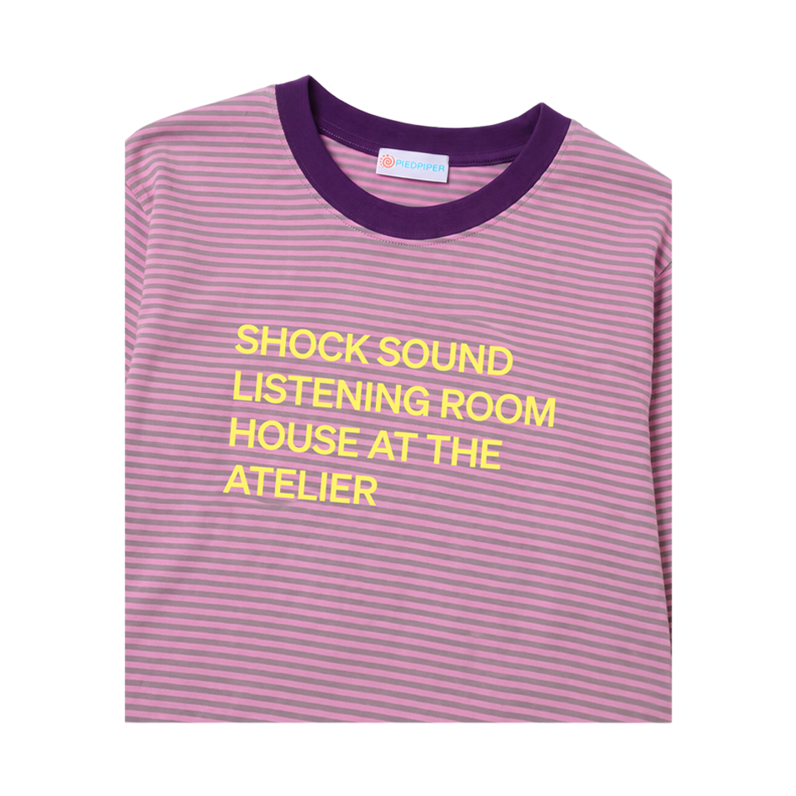 피드파이퍼 쇼크 사운드 스트라이프 L/S 핑크(PIEDPIPER Shock Sound Stripe L/S Pink) - 3