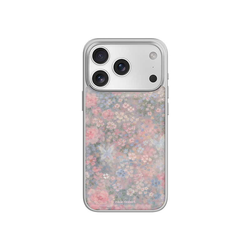 메이드모먼 로맨틱 가든 디자인 실버 맥세이프 범퍼케이스(Mademoment  romantic garden Design Silver MagSafe Bumper Case)