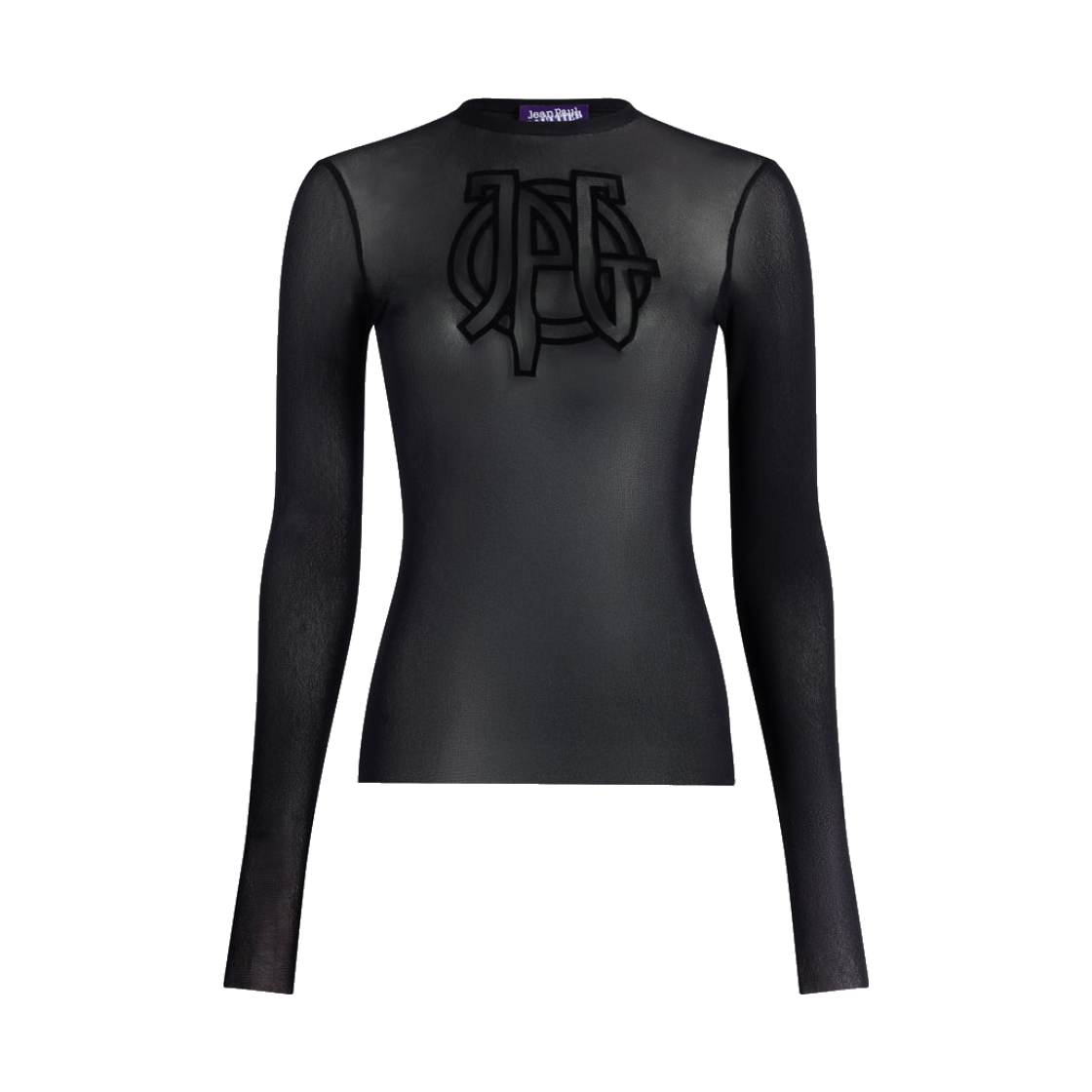 KW6DTSLJG10BK Jean Paul Gaultier Women The JPG Long Sleeve Top Black - 26FW