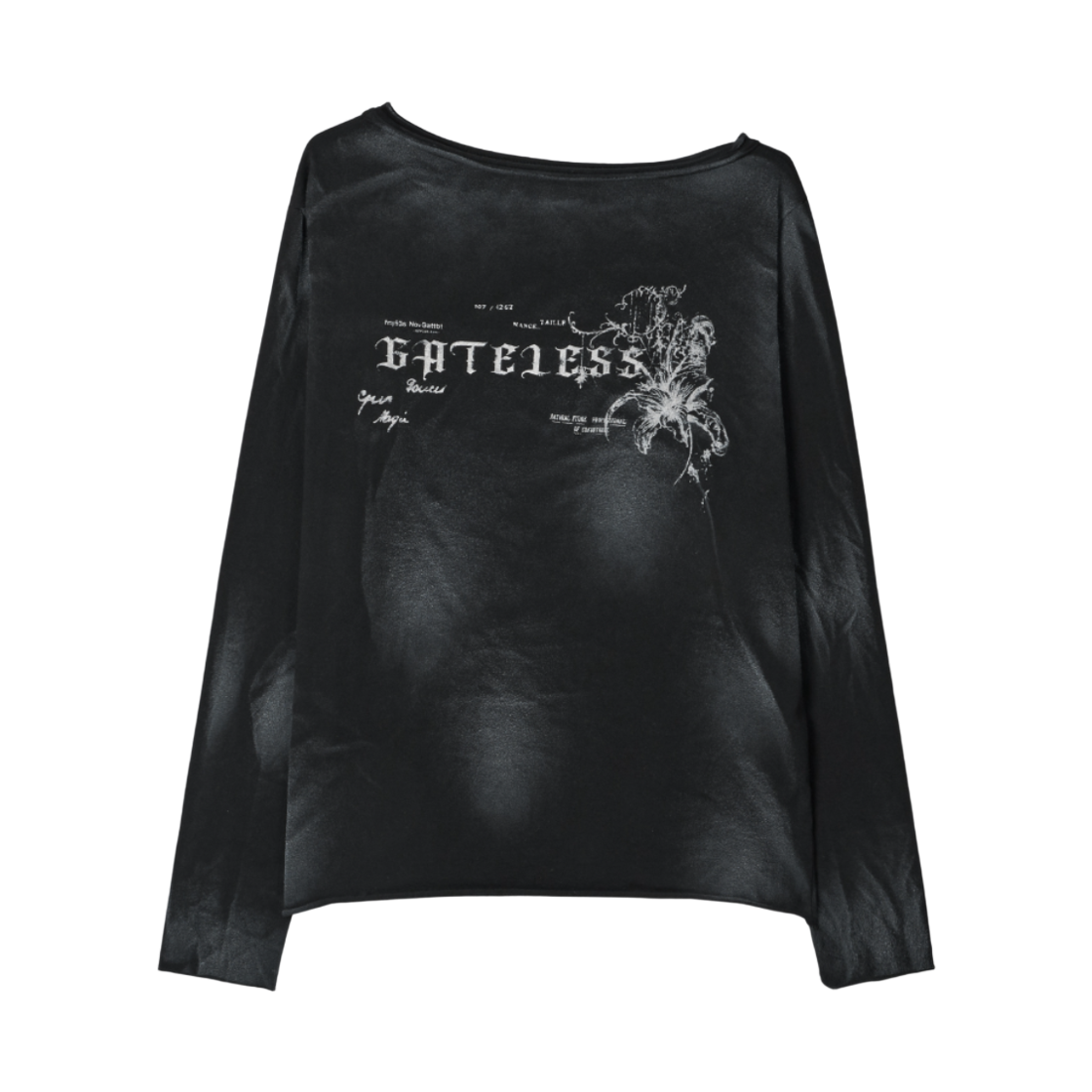 게이트리스 드로잉 롱 슬리브-블랙(Gateless Drowing Long Sleeve-Black) - 1
