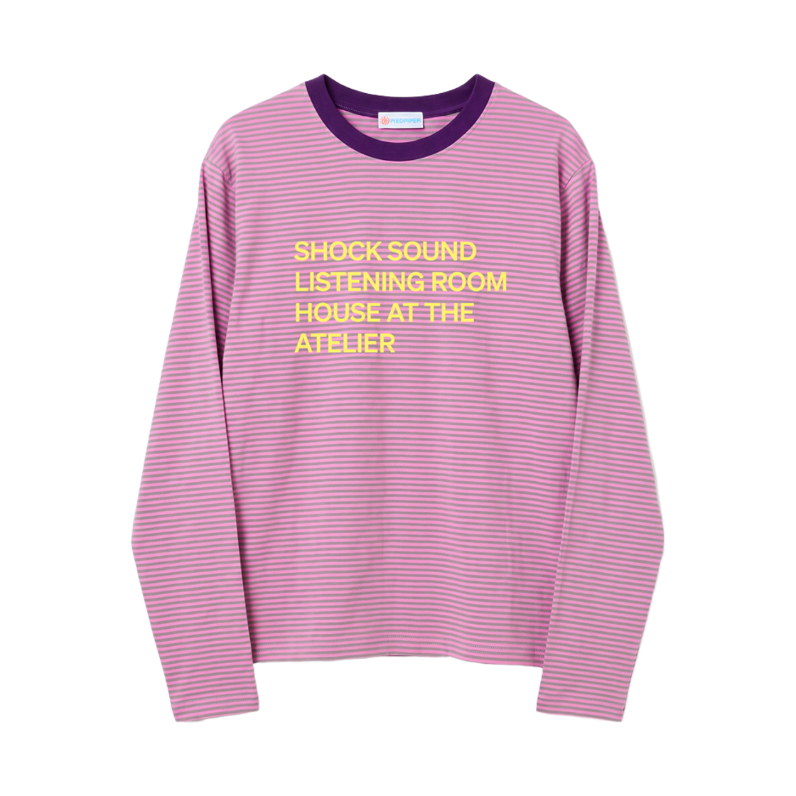 PP263LT02PK PIEDPIPER Shock Sound Stripe L/S Pink