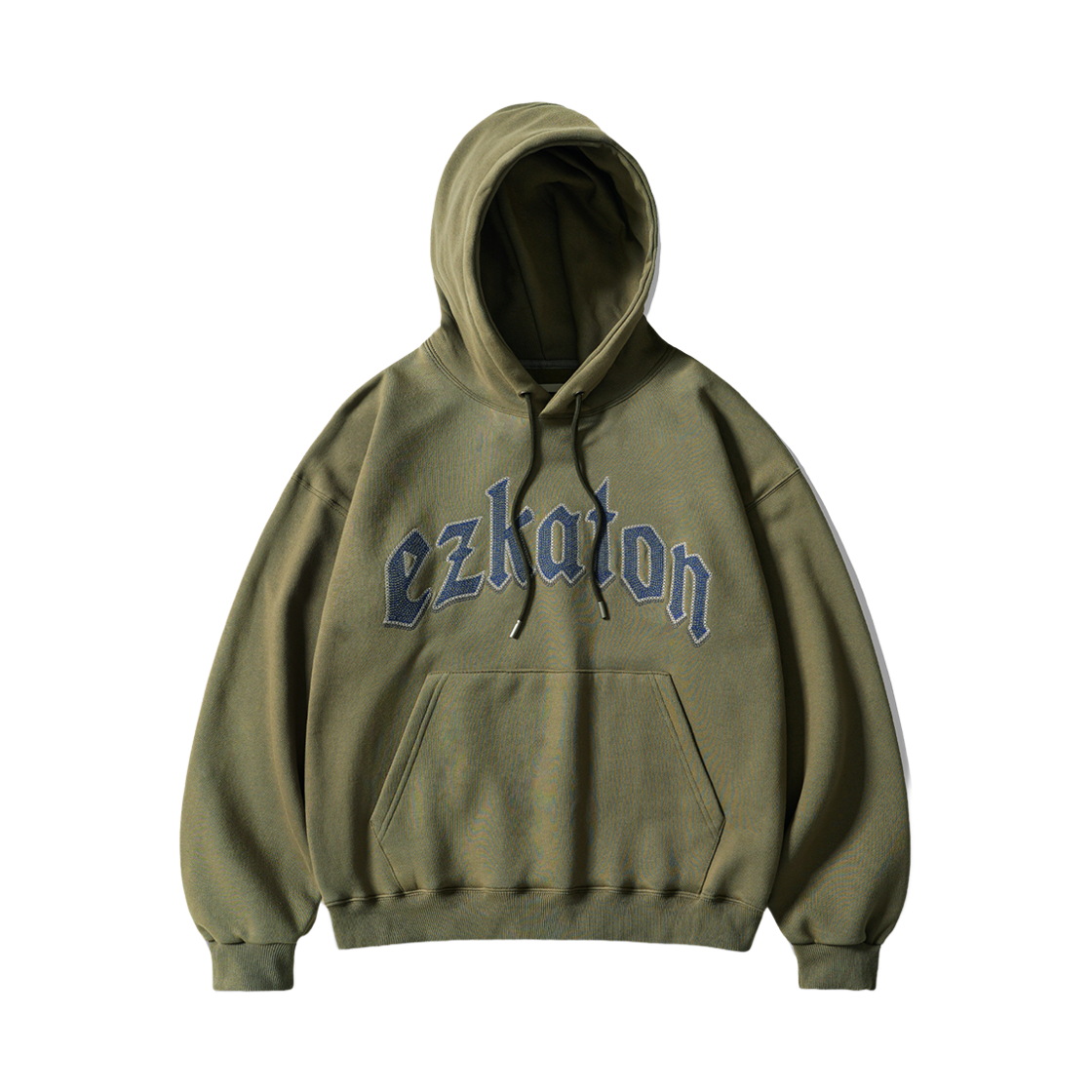 KHHD6977_khaki_29 EZKATON Hedged Hoodie Khaki KHHD6977