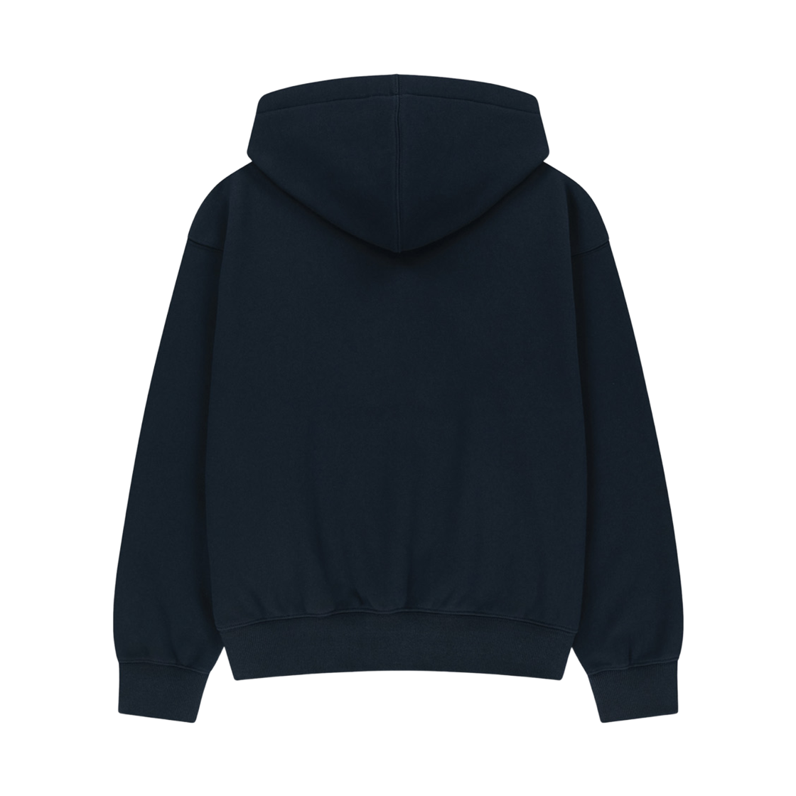 마리떼 프랑소와 저버 스몰 클래식 로고 오버사이즈 브러쉬드 후드 네이비(Marithe Francois Girbaud Small Classic Logo Oversized Brushed Hoodie Navy) - 2