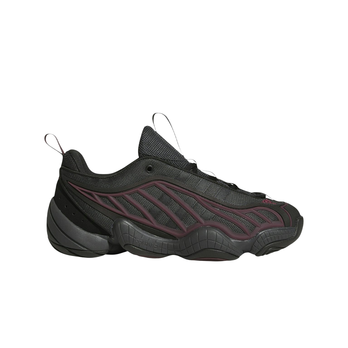 JS3316 Adidas Intimidation Low Core Black Maroon