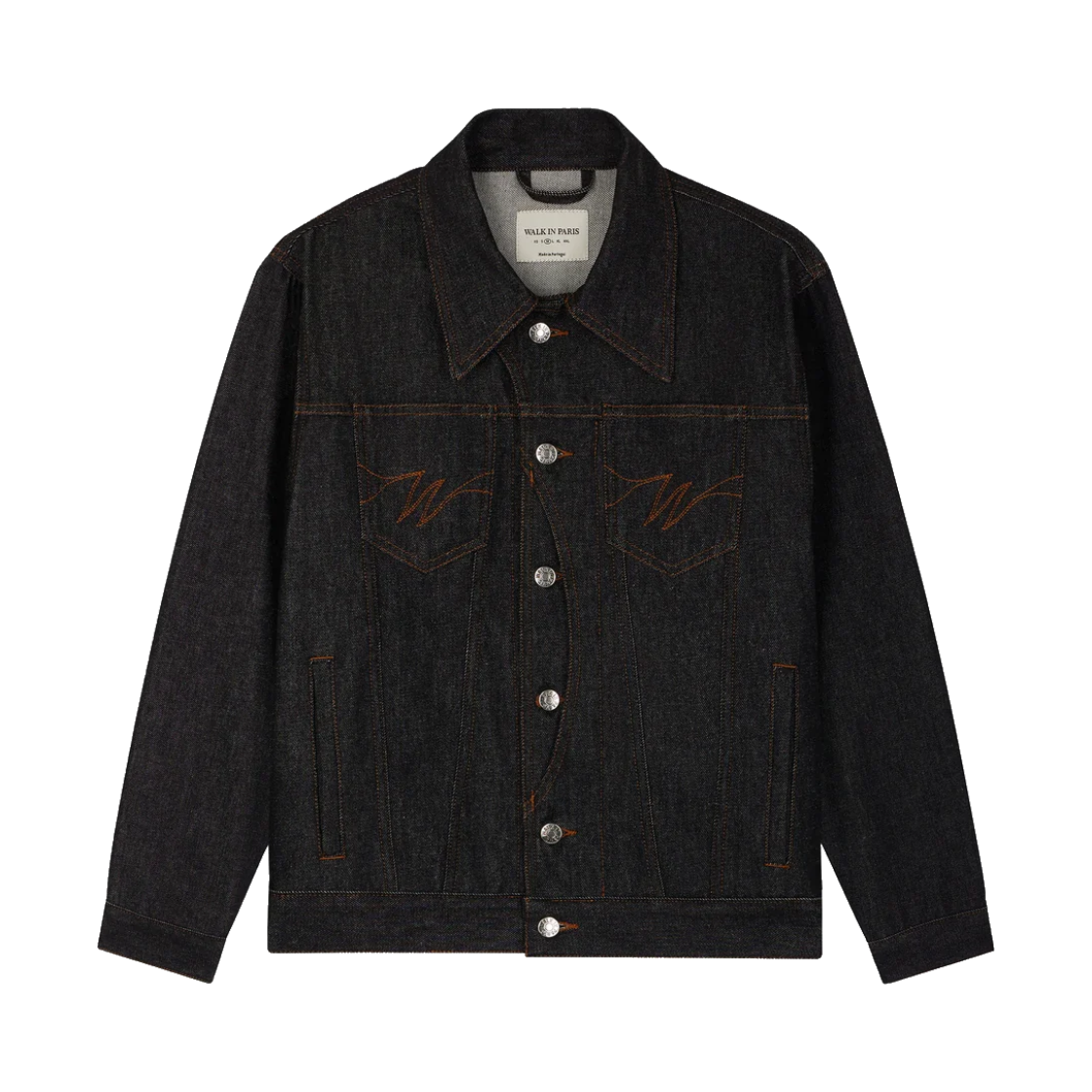 KM6DOTDWP04BK Walk In Paris Postman Jacket Raw Denim - 26FW