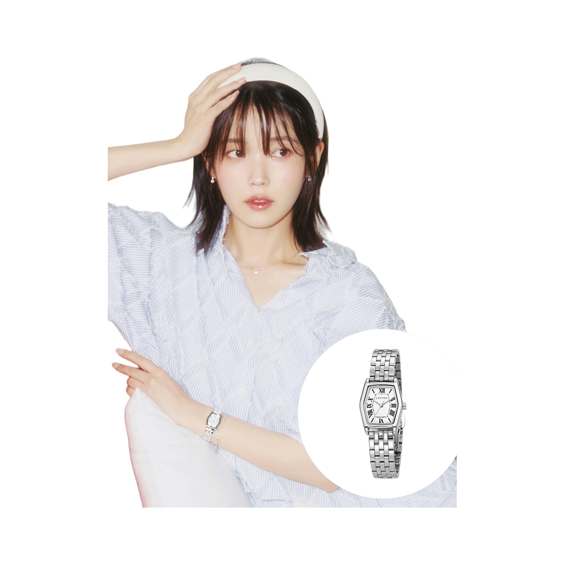 제이에스티나 NUOVO TEMPO 메탈 시계 (JWT2ME3BS205WHWH0)(Jestina Nuovo Tempo 메탈 시계 (Jwt2Me3Bs205Whwh0)) - 3