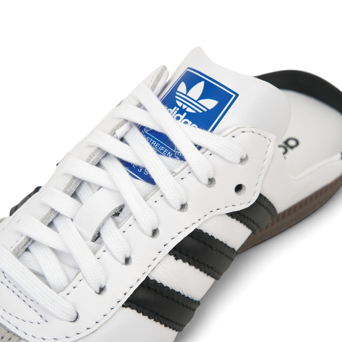 (W) 아디다스 삼바 OG 뮬 클라우드 화이트 코어 블랙((W) Adidas Samba OG Mule Cloud White Core Black) - 7