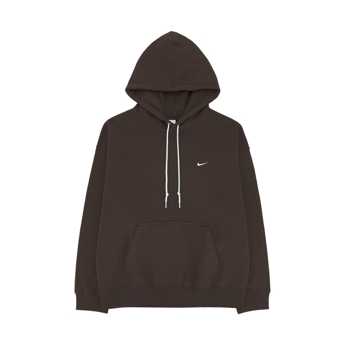 DX1355-237 Nike Solo Swoosh Fleece Hoodie Baroque Brown - US/EU