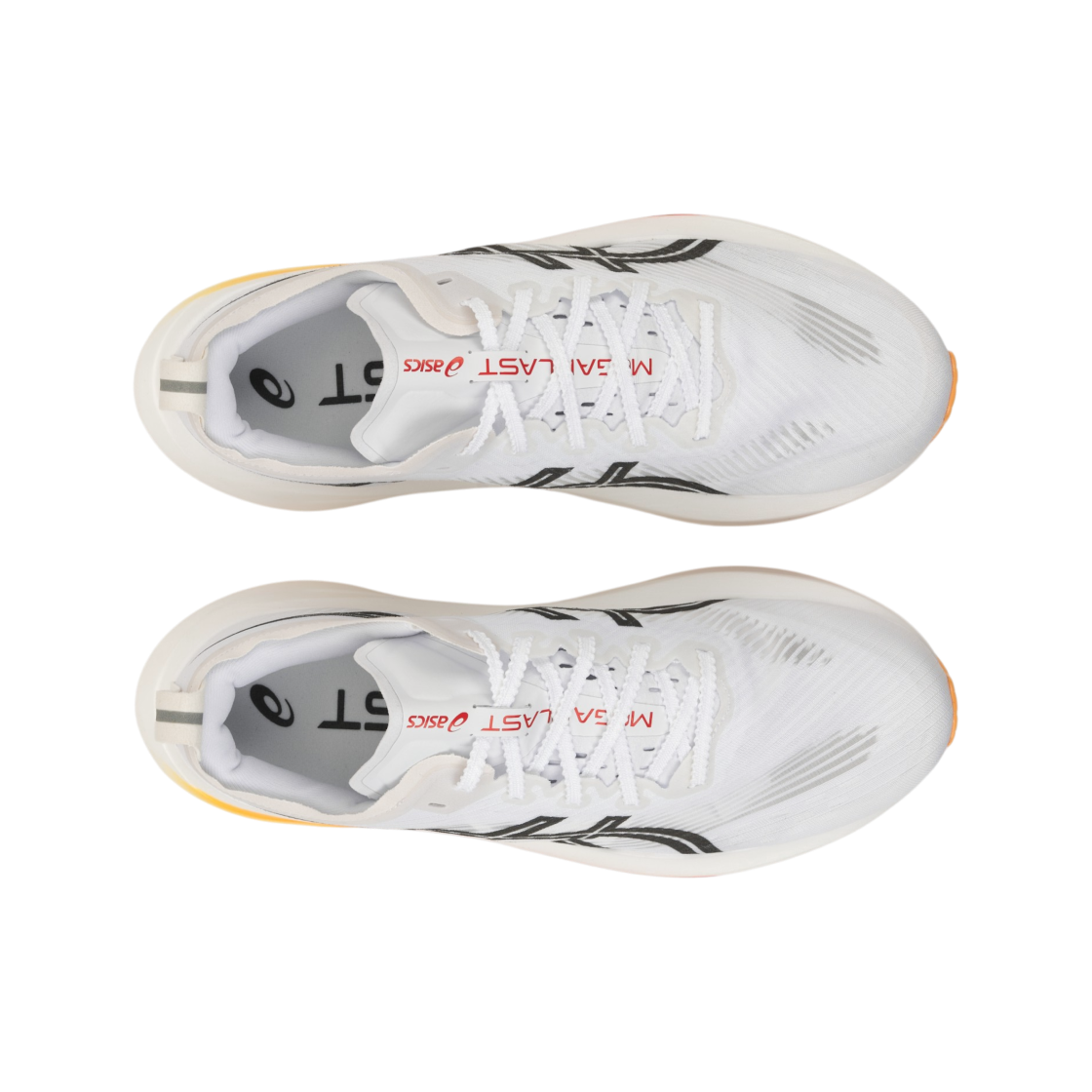 아식스 메가블라스트 화이트 오렌지 글로우(Asics Megablast White Orange Glow) - 5