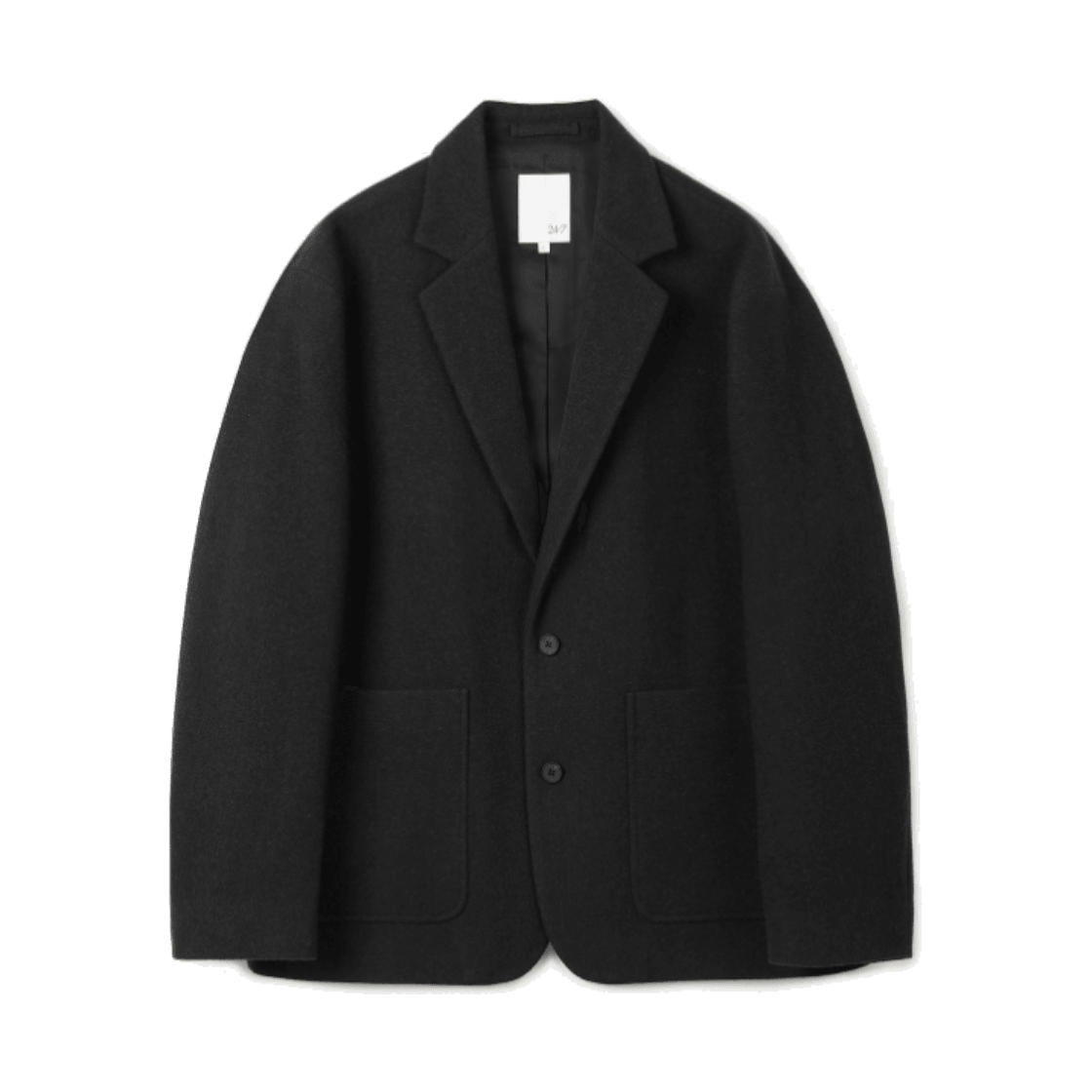 TMJAX26801BKX 24/7 series Wool Herringbone Jacket Black