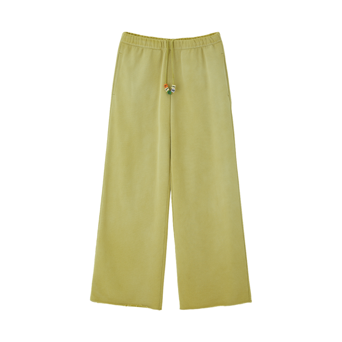 LL26WSPT002OL LLEGE Cube Logo Low-Rise Training Pants Olive